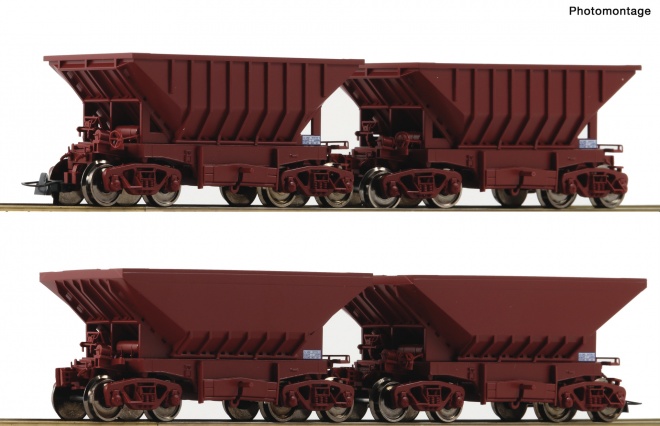 Set of 4 ore cars LKAB<br /><a href='images/pictures/Roco/Roco-67084.jpg' target='_blank'>Full size image</a>